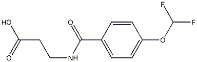 3-{[4-(difluoromethoxy)phenyl]formamido}propanoic acid