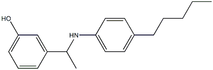 3-{1-[(4-pentylphenyl)amino]ethyl}phenol
