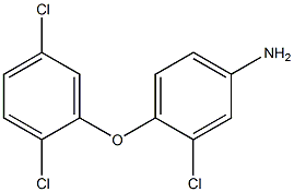 3-chloro-4-(2,5-dichlorophenoxy)aniline Struktur