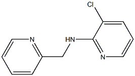 3-chloro-N-(pyridin-2-ylmethyl)pyridin-2-amine Struktur