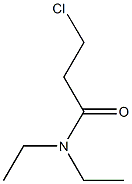 3-chloro-N,N-diethylpropanamide, 28226-88-2, 结构式