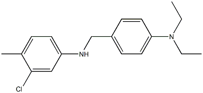 3-chloro-N-{[4-(diethylamino)phenyl]methyl}-4-methylaniline