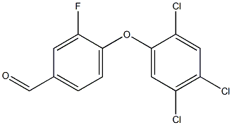 3-fluoro-4-(2,4,5-trichlorophenoxy)benzaldehyde
