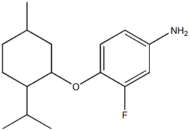 3-fluoro-4-{[5-methyl-2-(propan-2-yl)cyclohexyl]oxy}aniline