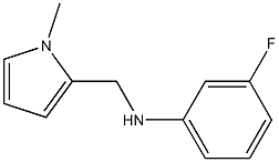3-fluoro-N-[(1-methyl-1H-pyrrol-2-yl)methyl]aniline Struktur