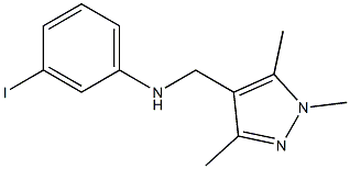 3-iodo-N-[(1,3,5-trimethyl-1H-pyrazol-4-yl)methyl]aniline