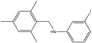 3-iodo-N-[(2,4,6-trimethylphenyl)methyl]aniline