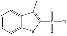 3-methyl-1-benzothiophene-2-sulfonyl chloride, 58401-21-1, 结构式