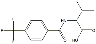 3-methyl-2-{[4-(trifluoromethyl)benzoyl]amino}butanoic acid|