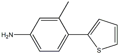 3-methyl-4-thien-2-ylaniline Structure