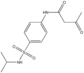 3-oxo-N-[4-(propan-2-ylsulfamoyl)phenyl]butanamide