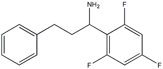3-phenyl-1-(2,4,6-trifluorophenyl)propan-1-amine Struktur