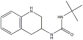 3-tert-butyl-1-1,2,3,4-tetrahydroquinolin-3-ylurea Struktur