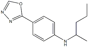 4-(1,3,4-oxadiazol-2-yl)-N-(pentan-2-yl)aniline