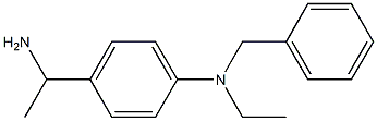4-(1-aminoethyl)-N-benzyl-N-ethylaniline Structure
