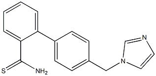 4'-(1H-imidazol-1-ylmethyl)-1,1'-biphenyl-2-carbothioamide Structure