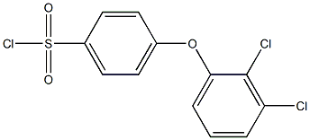 4-(2,3-dichlorophenoxy)benzene-1-sulfonyl chloride Structure