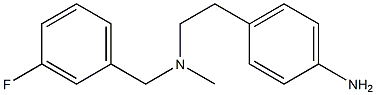 4-(2-{[(3-fluorophenyl)methyl](methyl)amino}ethyl)aniline