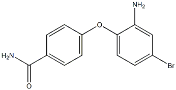 4-(2-amino-4-bromophenoxy)benzamide Structure