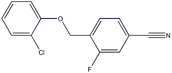 4-(2-chlorophenoxymethyl)-3-fluorobenzonitrile