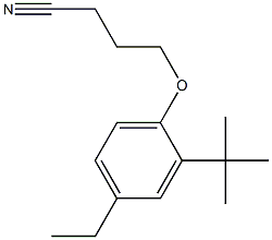 4-(2-tert-butyl-4-ethylphenoxy)butanenitrile