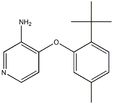 4-(2-tert-butyl-5-methylphenoxy)pyridin-3-amine Structure