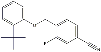 4-(2-tert-butylphenoxymethyl)-3-fluorobenzonitrile