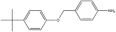 4-(4-tert-butylphenoxymethyl)aniline Structure