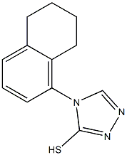 4-(5,6,7,8-tetrahydronaphthalen-1-yl)-4H-1,2,4-triazole-3-thiol Struktur