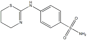 4-(5,6-dihydro-4H-1,3-thiazin-2-ylamino)benzene-1-sulfonamide Struktur