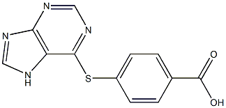 4-(7H-purin-6-ylthio)benzoic acid