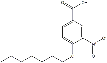 4-(heptyloxy)-3-nitrobenzoic acid 结构式