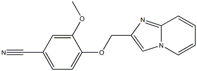 4-(imidazo[1,2-a]pyridin-2-ylmethoxy)-3-methoxybenzonitrile Structure