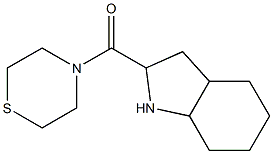 4-(octahydro-1H-indol-2-ylcarbonyl)thiomorpholine Struktur