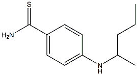 4-(pentan-2-ylamino)benzene-1-carbothioamide|