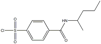 4-(pentan-2-ylcarbamoyl)benzene-1-sulfonyl chloride|