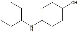 4-(pentan-3-ylamino)cyclohexan-1-ol Structure