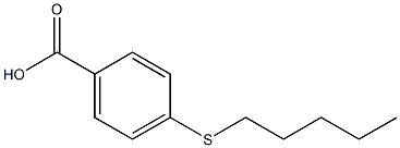 4-(pentylsulfanyl)benzoic acid