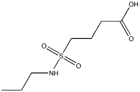 4-(propylsulfamoyl)butanoic acid Structure