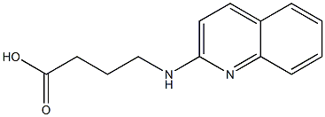 4-(quinolin-2-ylamino)butanoic acid Structure