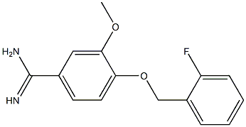 4-[(2-fluorobenzyl)oxy]-3-methoxybenzenecarboximidamide