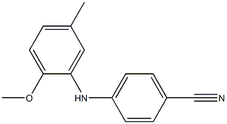 4-[(2-methoxy-5-methylphenyl)amino]benzonitrile