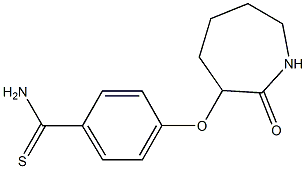 4-[(2-oxoazepan-3-yl)oxy]benzene-1-carbothioamide