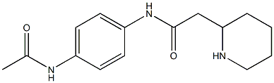 N-(4-acetamidophenyl)-2-(piperidin-2-yl)acetamide