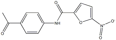 N-(4-acetylphenyl)-5-nitro-2-furamide Structure