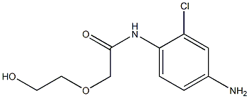 N-(4-amino-2-chlorophenyl)-2-(2-hydroxyethoxy)acetamide Struktur