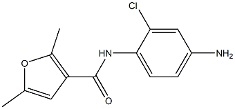 N-(4-amino-2-chlorophenyl)-2,5-dimethyl-3-furamide Structure
