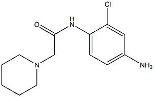 N-(4-amino-2-chlorophenyl)-2-piperidin-1-ylacetamide Structure