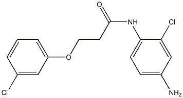 N-(4-amino-2-chlorophenyl)-3-(3-chlorophenoxy)propanamide