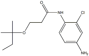 N-(4-amino-2-chlorophenyl)-3-[(2-methylbutan-2-yl)oxy]propanamide